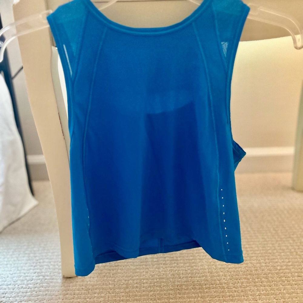 Lululemon sculpt cropped tank top